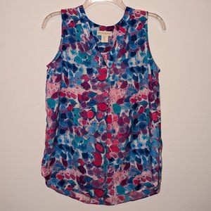 Cynthia Rowley watercolor sleeveless top